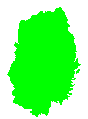 岩手県地図イメージ画像